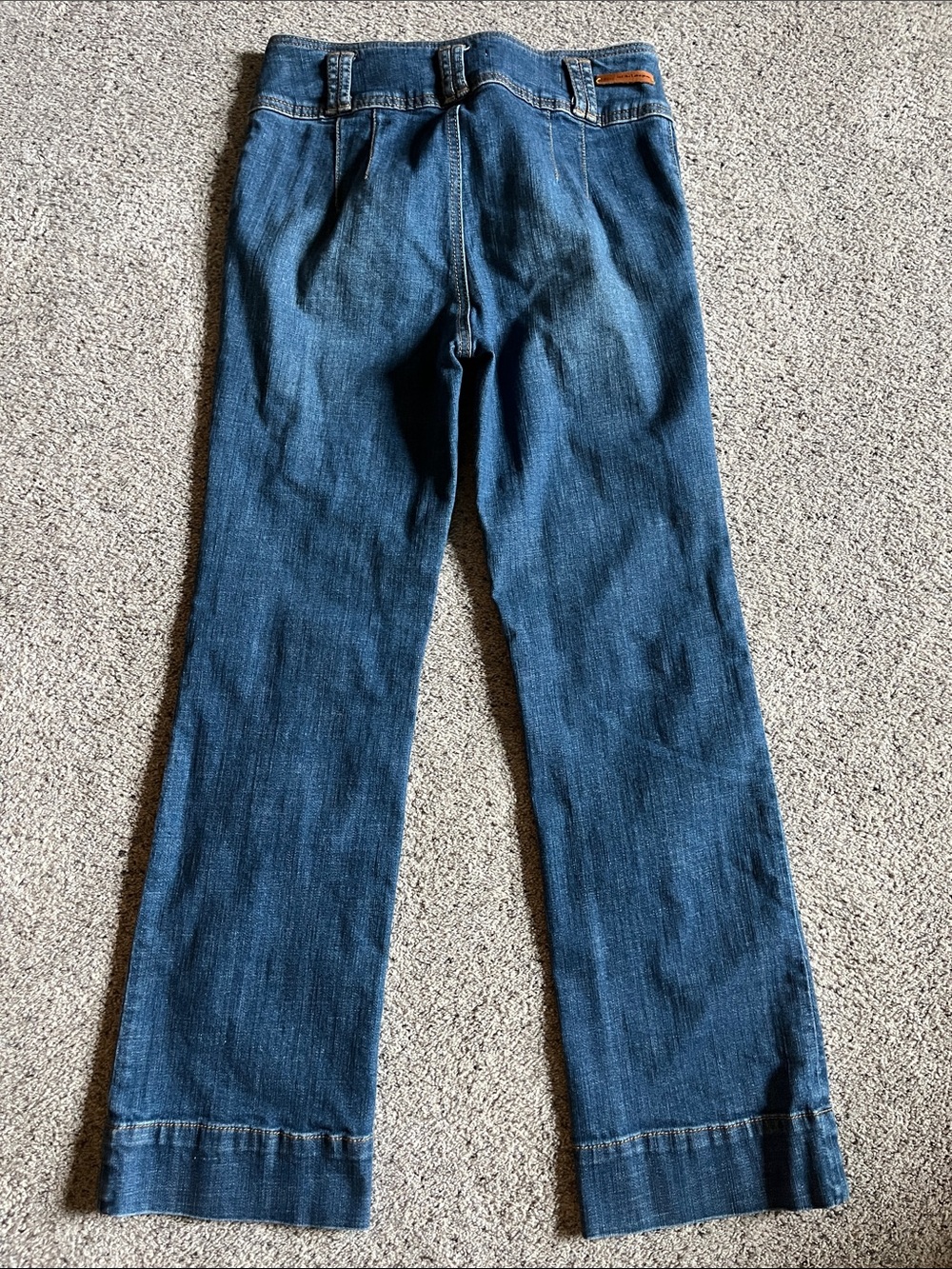 Pilcro Cropped Straight Jeans with Double-Waist Buttons Adorable Size 26 - Picture 8 of 8